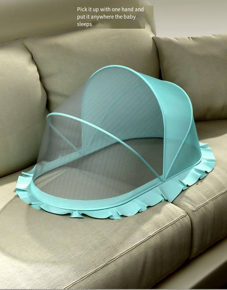 Factory Price Baby Mosquito Net Cover Foldable Children's Baby Bed Yurt Anti-Mosquito Canopy Newborn Cradle Backpack Tent for Kids