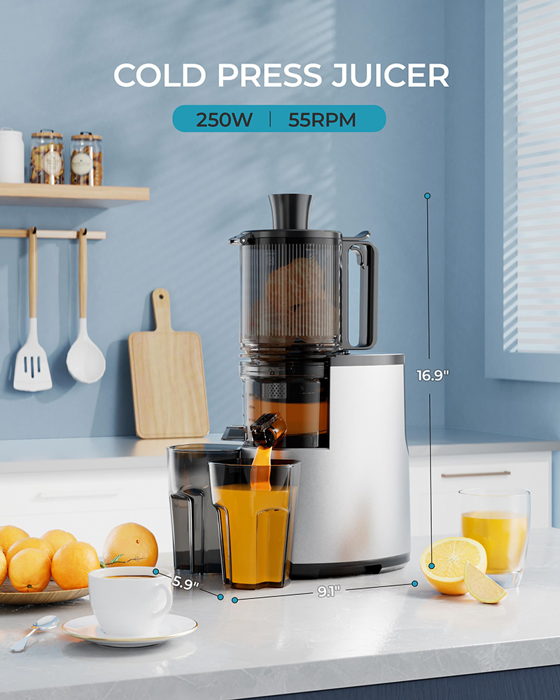 Cold Press Slow Masticating Juicer for Nutrient-Rich Beverage Service
