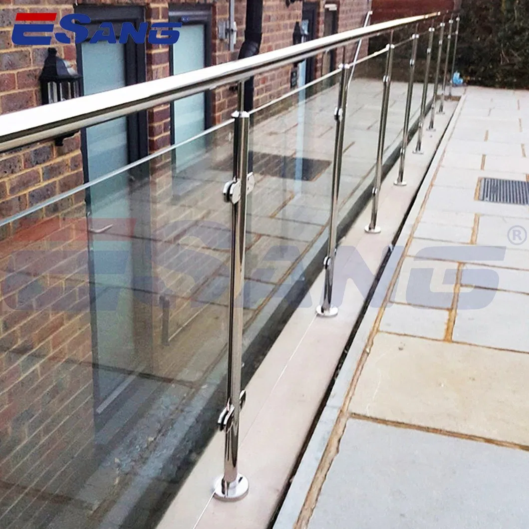 Esang Railing Residential Frameless Railing Corridor Stainless Steel Glass Railing Stairs