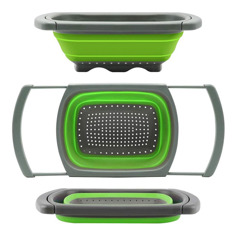 Versatile Foldable Colander and Kitchen Basket for Easy Use