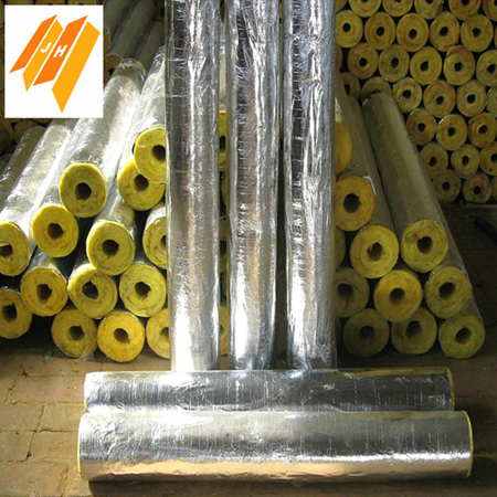 Diameter 15-150mm Pipe Aluminum Foil Glass Wool