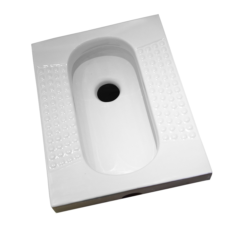 New Design Sanitary Ware Glazed Cheap Squat Pan Toilet Porcelain Bathroom Ceramic Squatting Pan Toilet