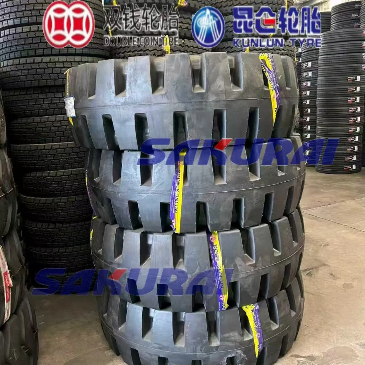 Double Coin Kunlun 18.00R33 21.00R33 35/65R33 OTR Truck Tires