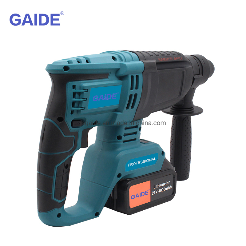 Rechargeable Rock Breaker Rotary Hammer Drills Brushless Cordless Hammer Drill with Lithium Battery