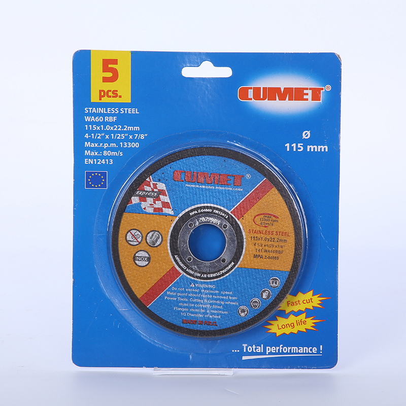 Cumet 4.5" Cutting Wheel for Metal and Inox Factory Price New Tech