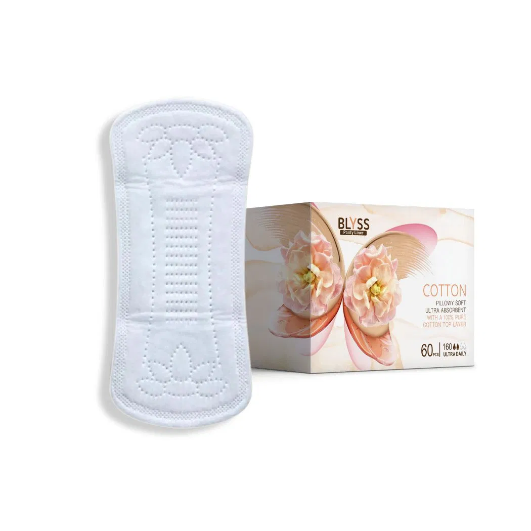 Certified Soft Cotton Top Sheet Boxed Hot Sale Sanitary Pads