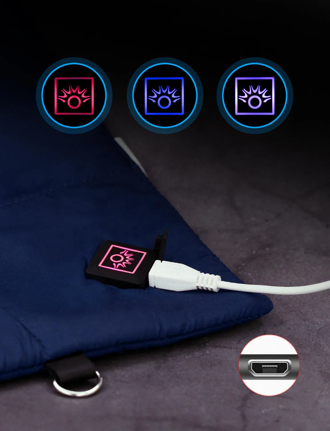 Electric Rechargeable 12V Car Cooling Seat Cushion Multi Function Car Heat Pad