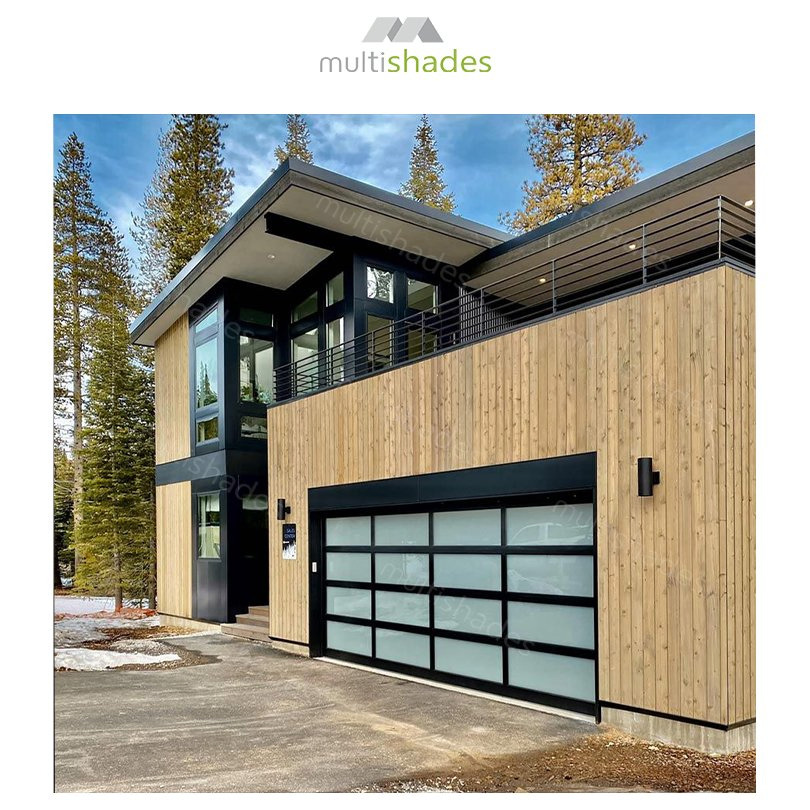 Multishades Electric Folding Hurricane Garage Door Smart Sensor Remote Control Insulated Anti-Theft Brunswick Commercial Garage Factory Direct Garage Door