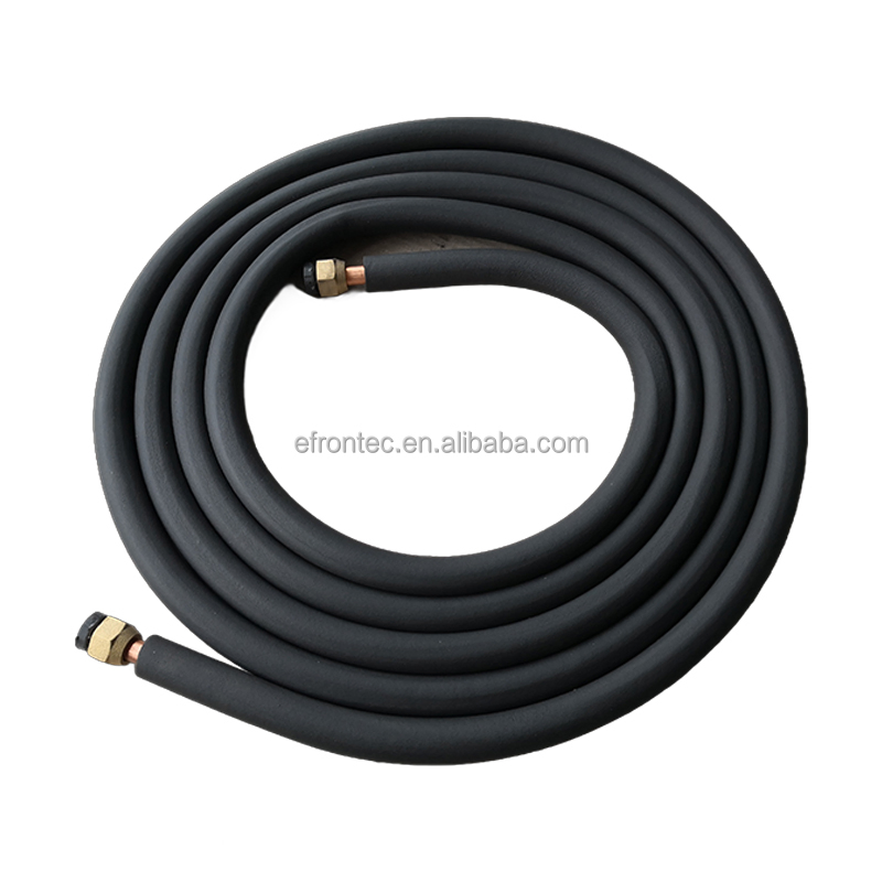 Insulated Copper Pipe Air Conditioner PE with Iron Pipe Insulation