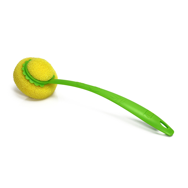 Esun Versatile Long Handle Scrub Brush for Safe Kitchen Cleaning