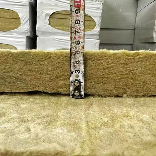 High-Density Fireproof Thermal Insulation Mineral Rock Wool Board Panel for Soundproof