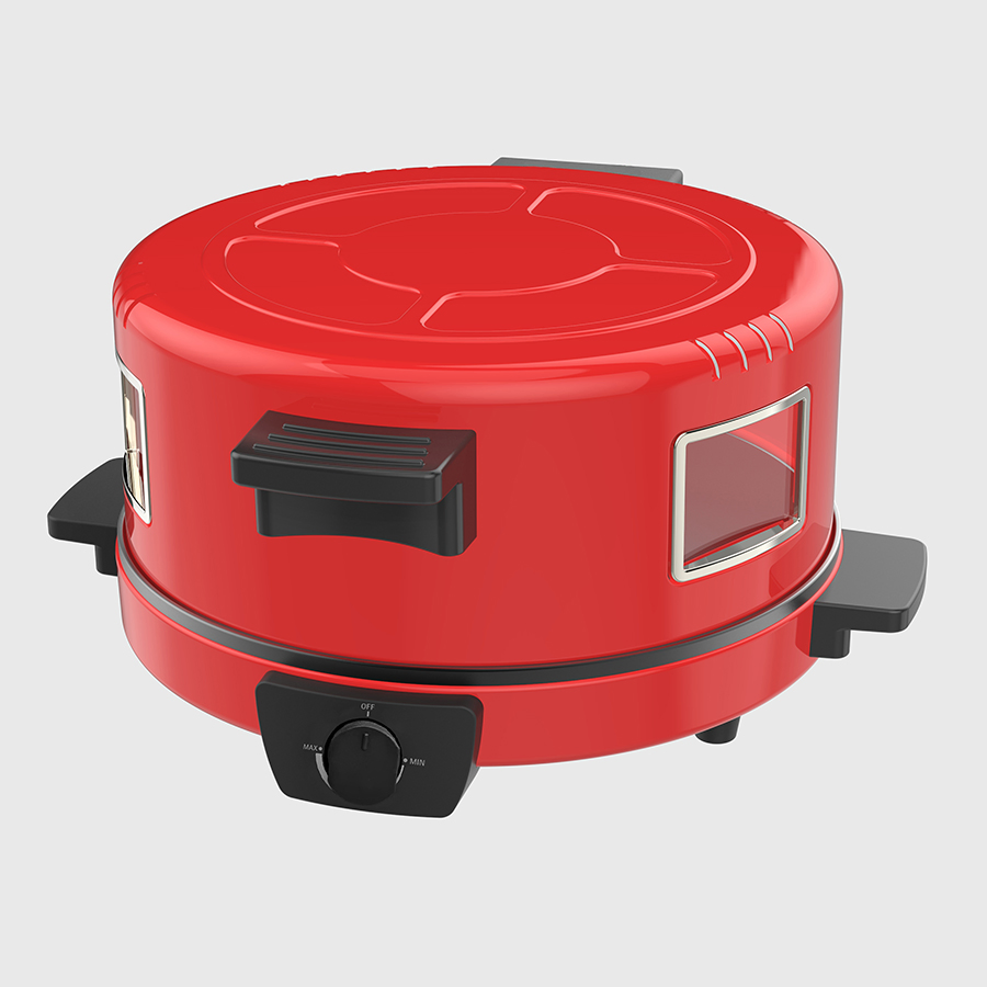 30cm Arabic Bread Maker with Window Temperature Control Pizza Maker