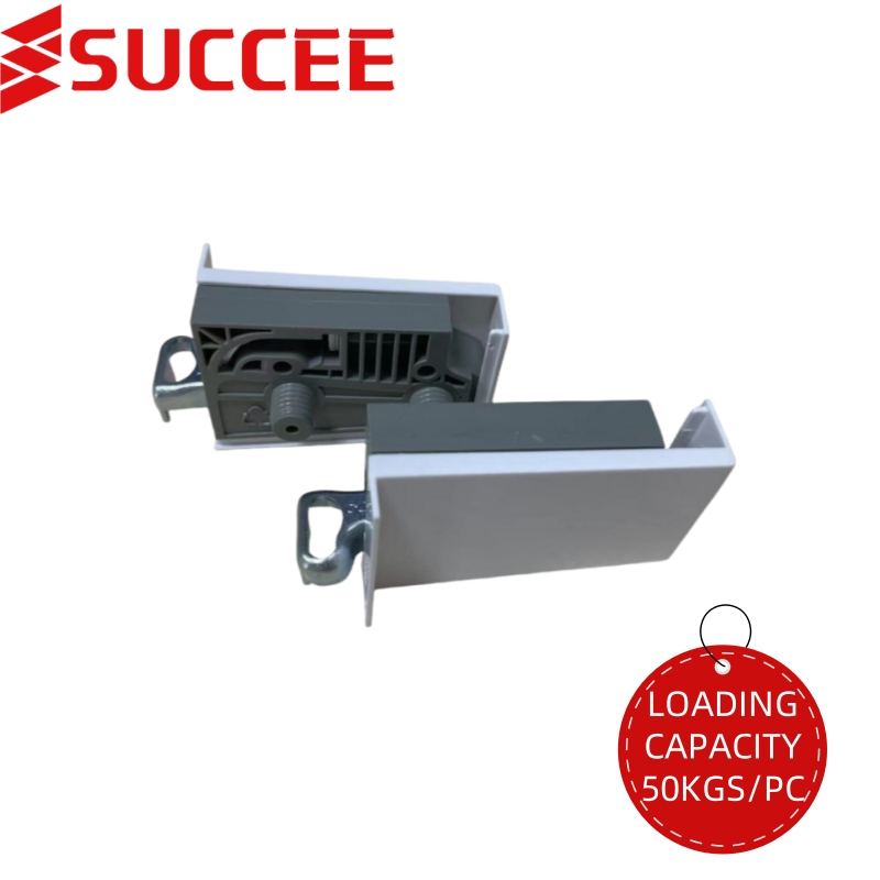 Furniture Fitting Kitchen Cabinet Visible Suspension Plastic Hanger Bracket with Dowels