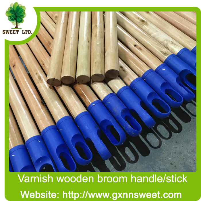 Varnish Coating Wood Broom Handle Customized Wholesale Price Household Wooden Broom Stick