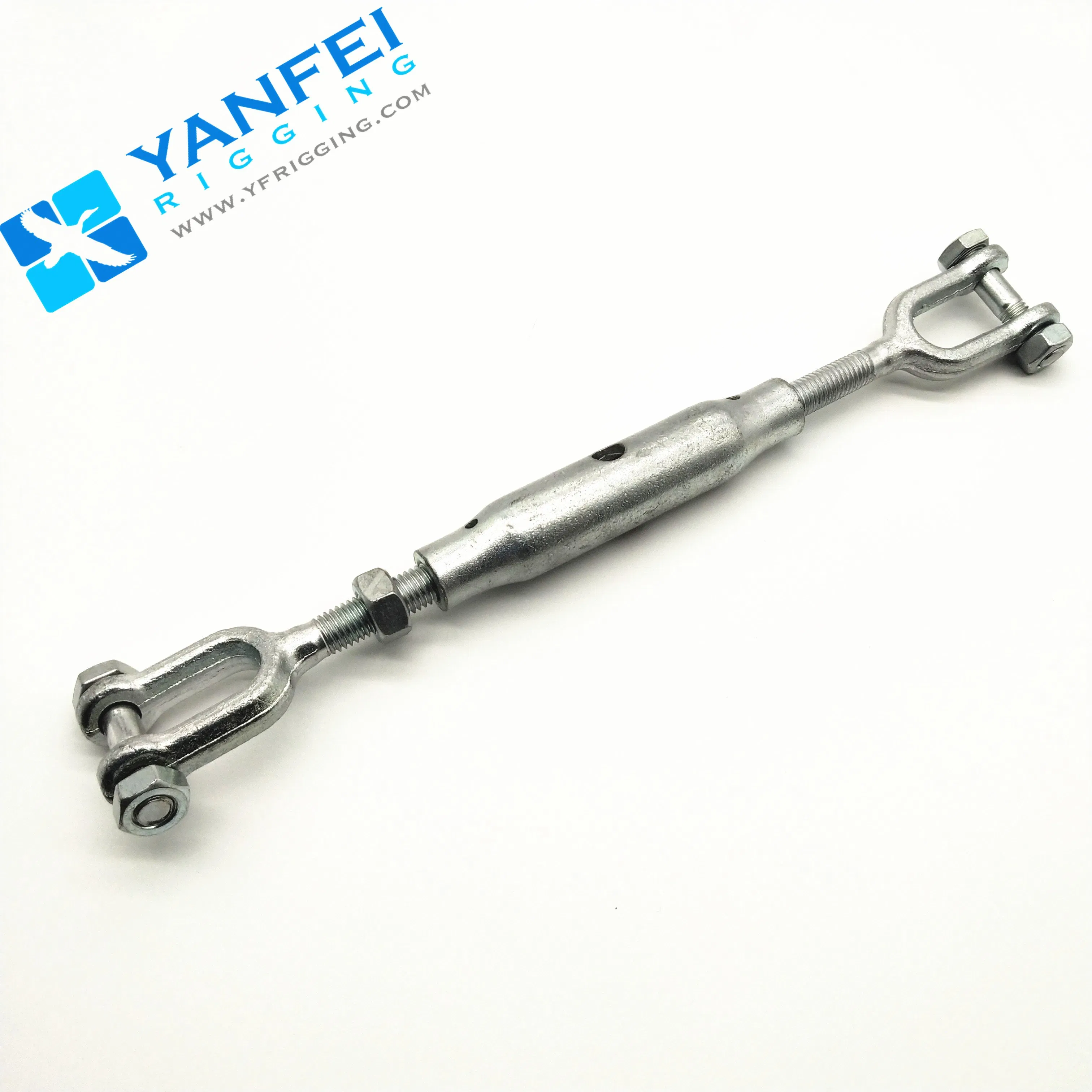 Galvanized DIN1478 Jaw & Jaw Type Turnbuckle