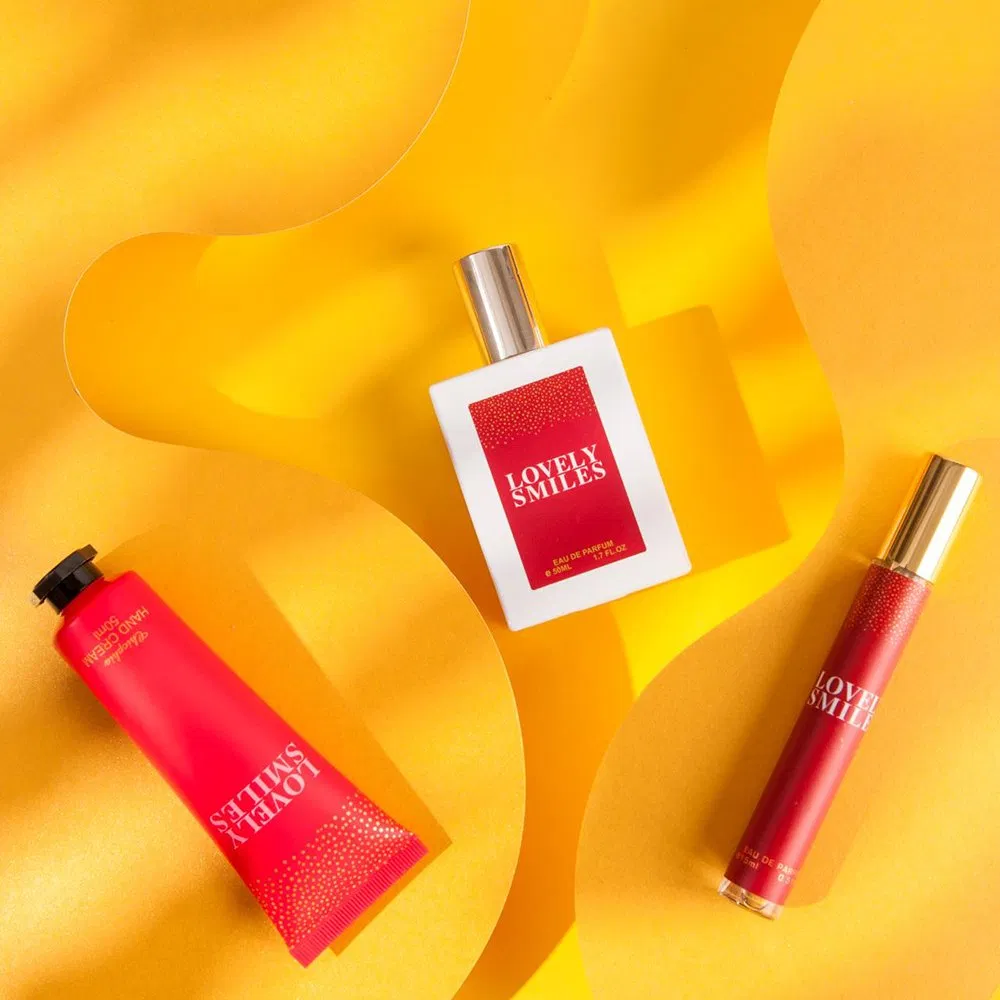 Wholesales Women's Perfume Gift Set, 2 Pieces Include Long Lasting Perfume, Hand Cream