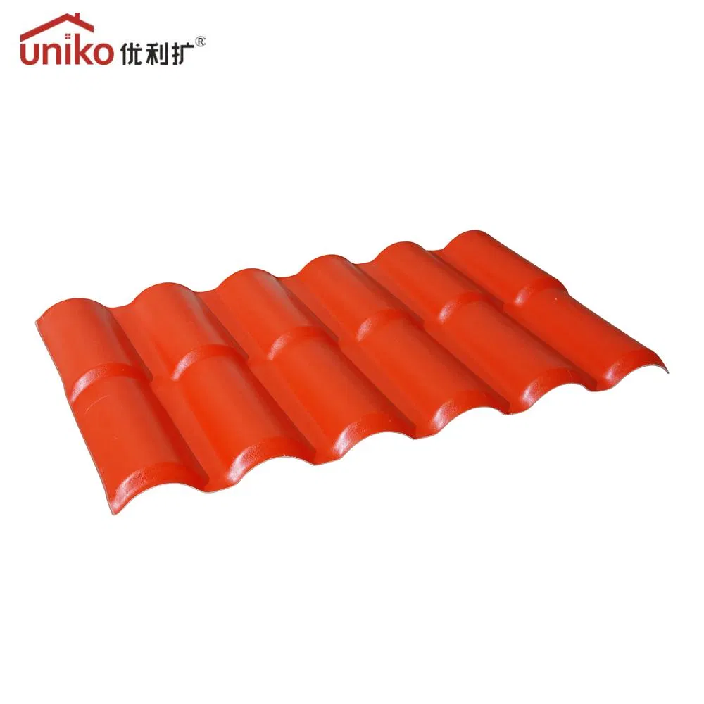 Shenyu 3 Layers ASA PVC Spanish Synthetic Resin Roof Tile