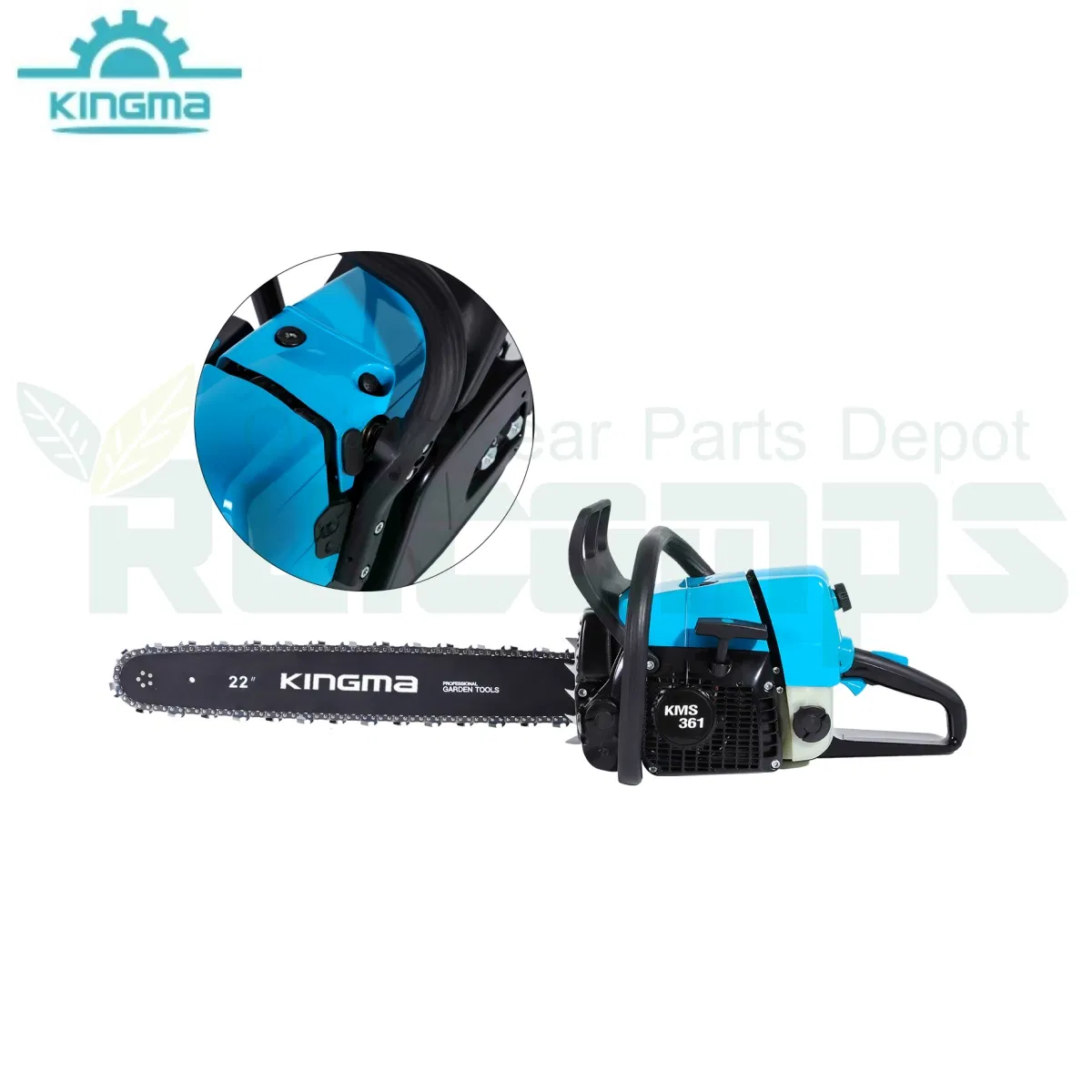 Kingma Kms 361 (MS316) 60cc Professional Forestry Chainsaw