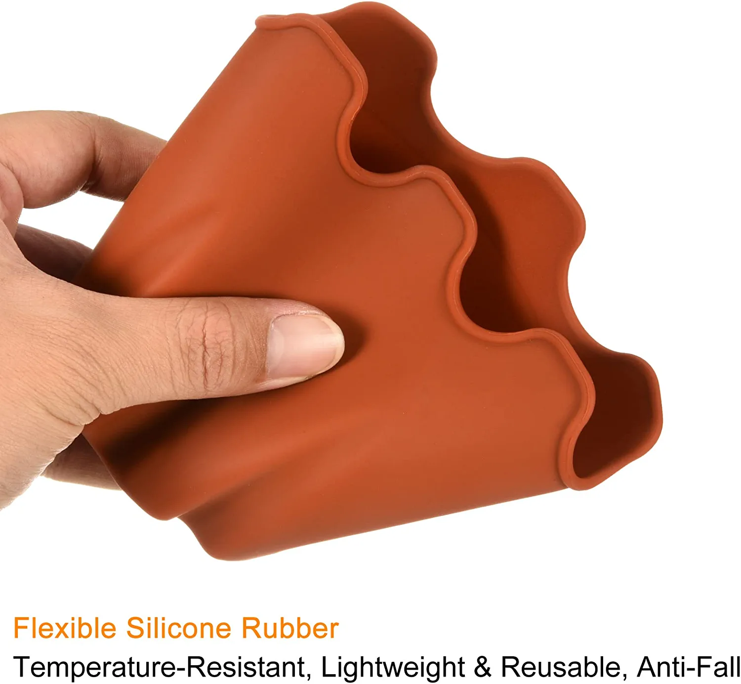 Горшок для растений силиконовый круглый 10 см