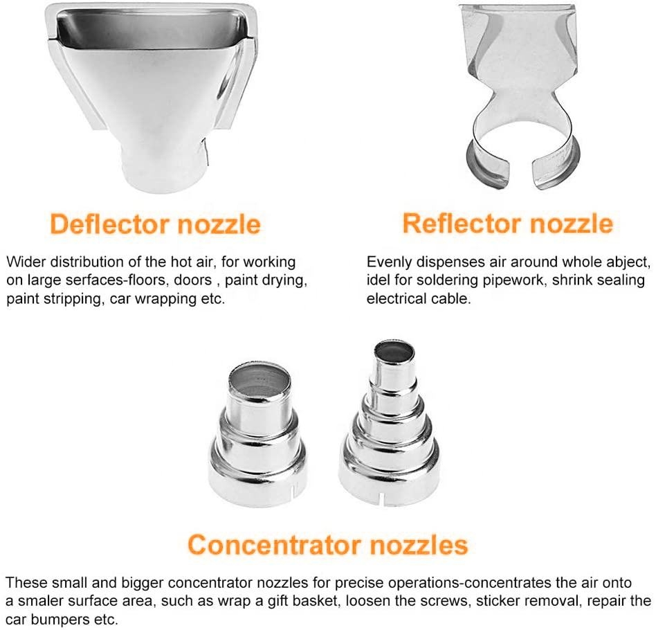 Air Gun 2000W V3 Airflow Levels Fast Heating DIY Tools (HG023D-DT)