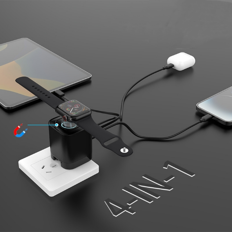 Беспроводной зарядник GaN 65W для телефона и часов