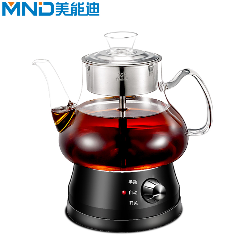 Smart Electric Turkish Stewing Tea Kettle Maker Wholesale with Stainless Steel+Glass Percolator