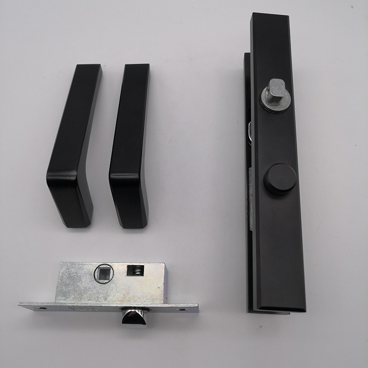 Zinc Alloy Diecast Black Patio Door Handle Openable Window Handles