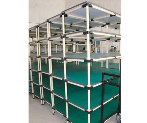Yusi Industrial Aluminum Flow Rack Storage Shelf with Custom Design