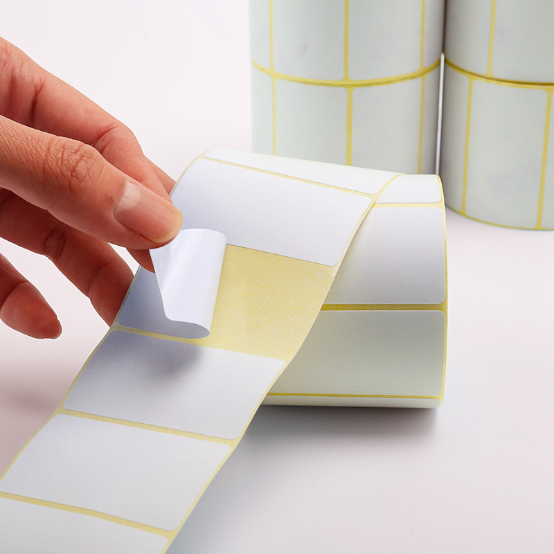 100X150 Thermal Top 4X6 Barcode Shipping Label Self Adhesive Yellow Liner Labels