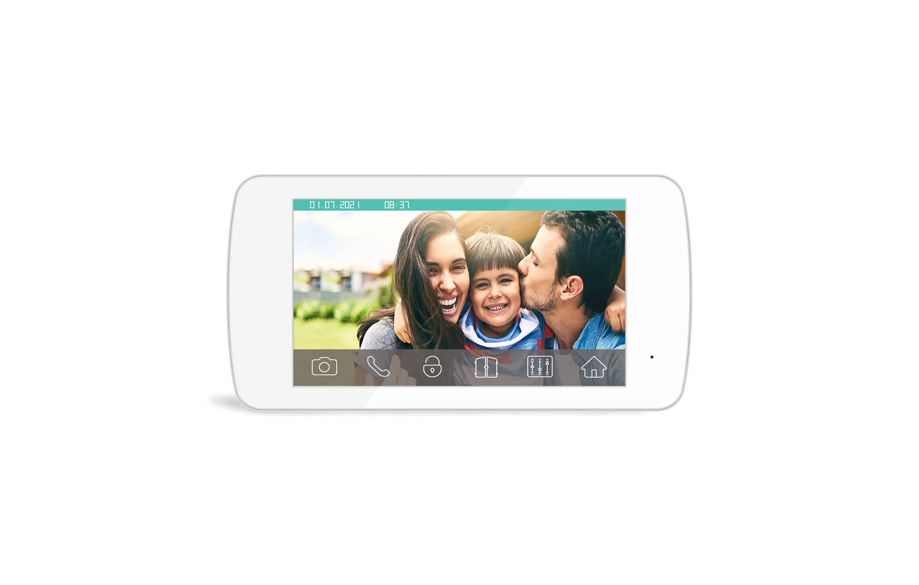 WiFi 7inch Touch Screen Color TFT Picture Capture Video Recording Video Doorphone Work with Tuya
