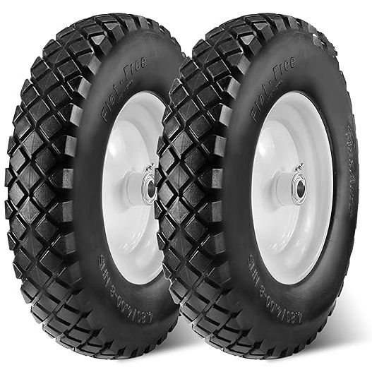 10 Inch 3.00-4 Anti-Puncture and Anti-UV Flat Free PU Foam Wheel