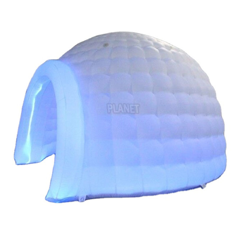 Outdoor Inflatable Party Round Igloo Dome Tent with LED Lighting