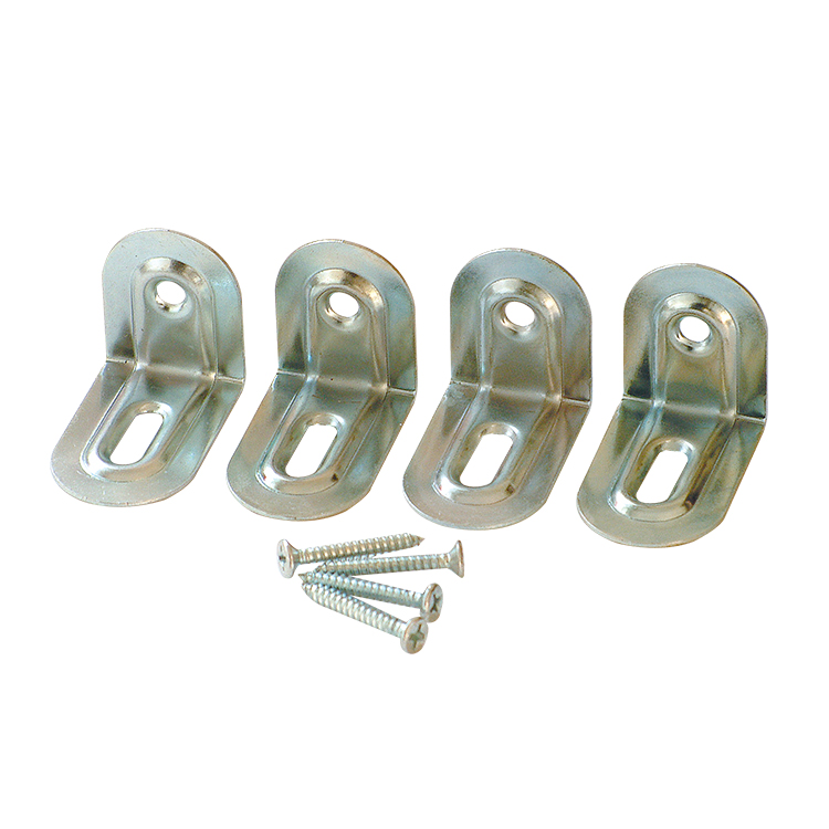 Уголки для дерева оцинкованные желтые/белые