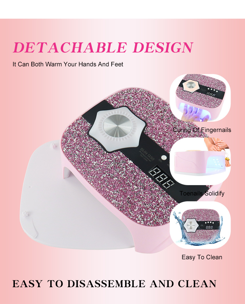 Beautiful Diamond UV LED Nail Lamp for DIY Nail Salon