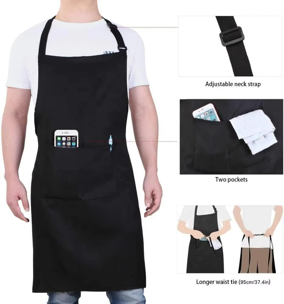 Unisex Cotton Cooking Kitchen Chef Apron
