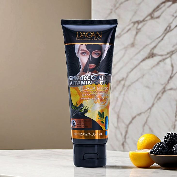 Charcoal and Vitamin C Peel-off Mask for Oily Skin