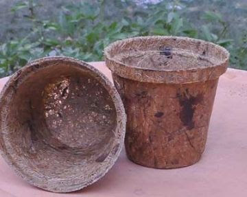Горшок для растений кокосовый биоразлагаемый