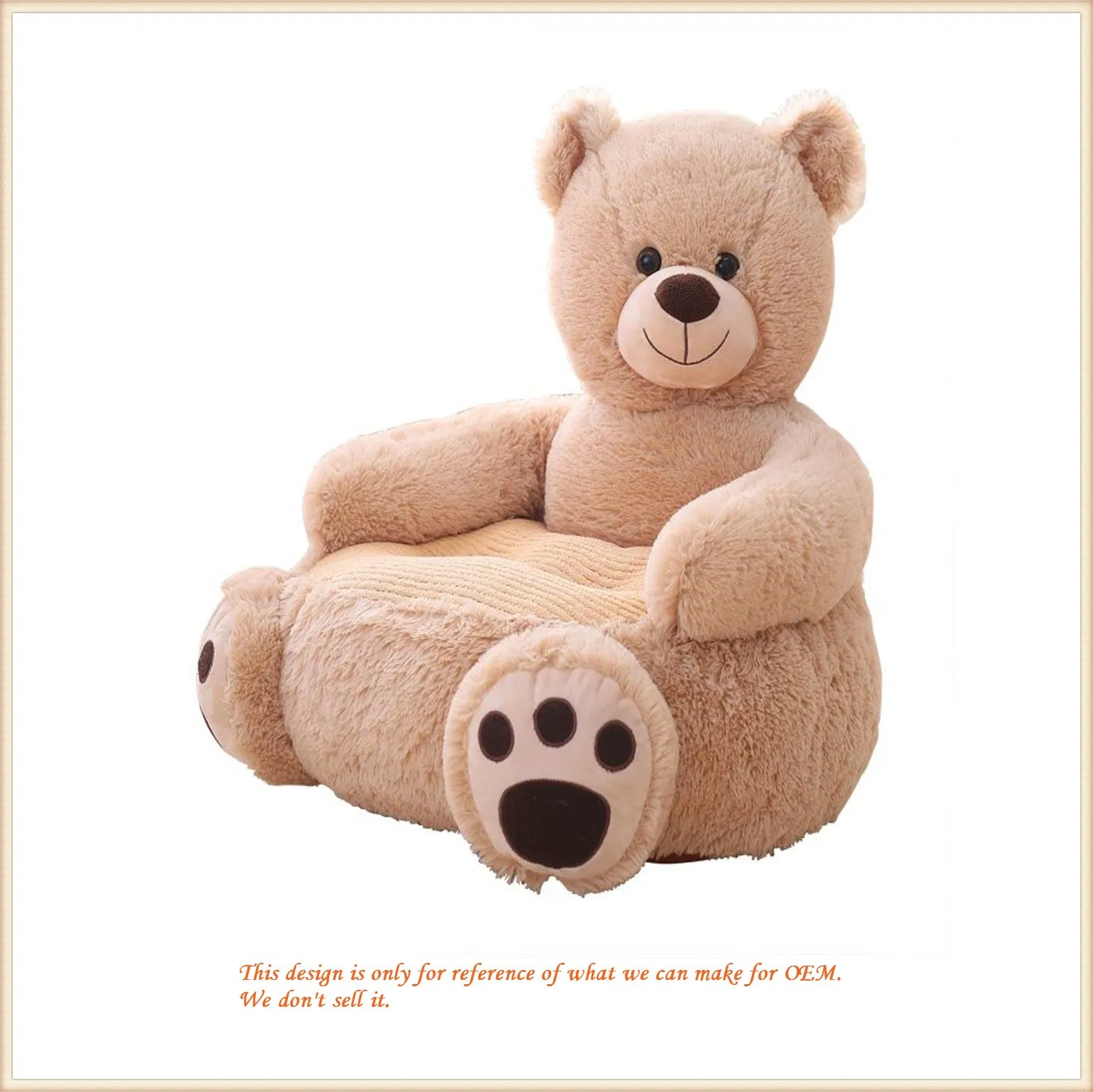 Plush Teddy Bear Baby Sofa Safe Baby Product OEM