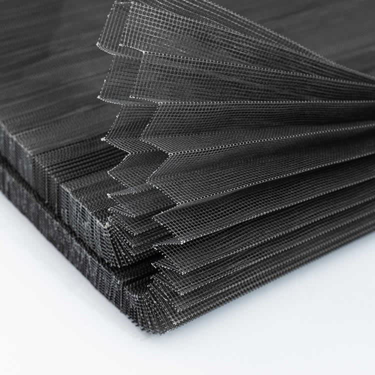 Polyester Retractable Pleated Mosquito Window Screen Insect Screen for Door