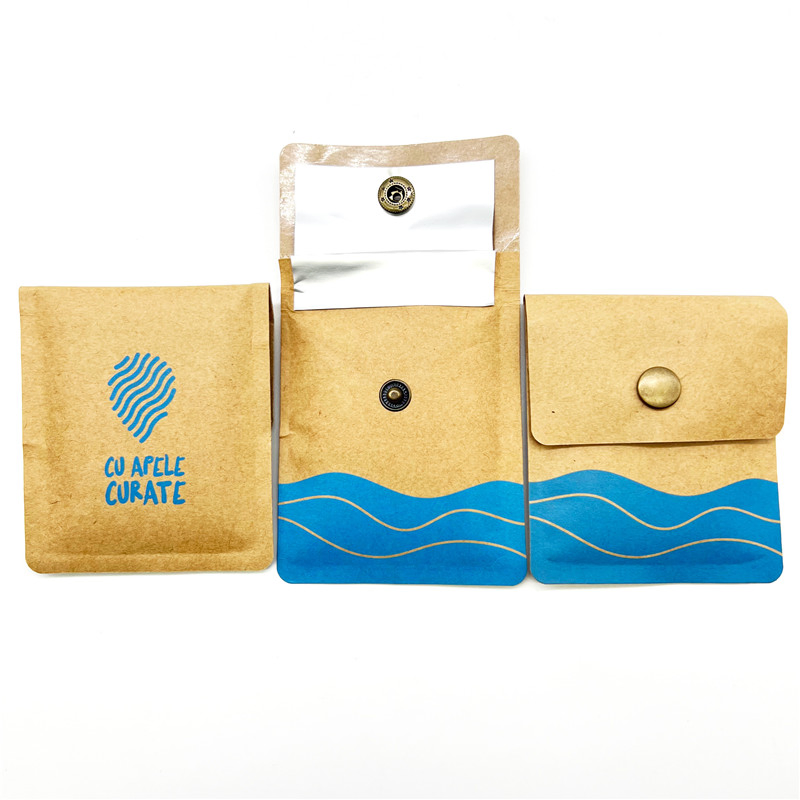 Wholesale Best Seller Outdoor Pocket Ashtray Storage Bag Ash Bag Eco Friendly Soft Small Pouch EVA Aluminum Foil Ashtray Bag Smoking Accessories