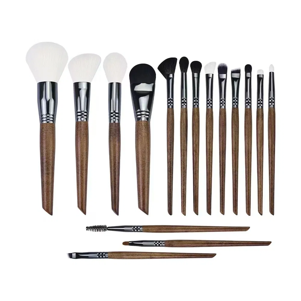 16-Piece Animal Hair Professional Makeup Brush