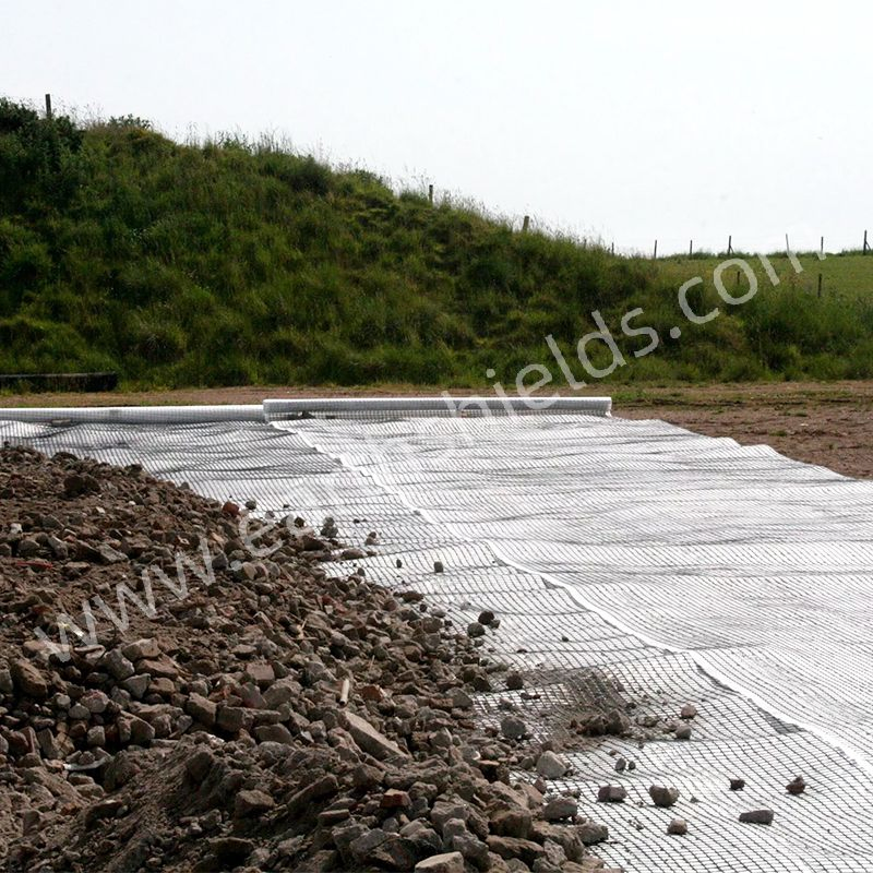 ASTM Polyester Geogrid for Road Construction High Tensile Strength 10kN-1200kN