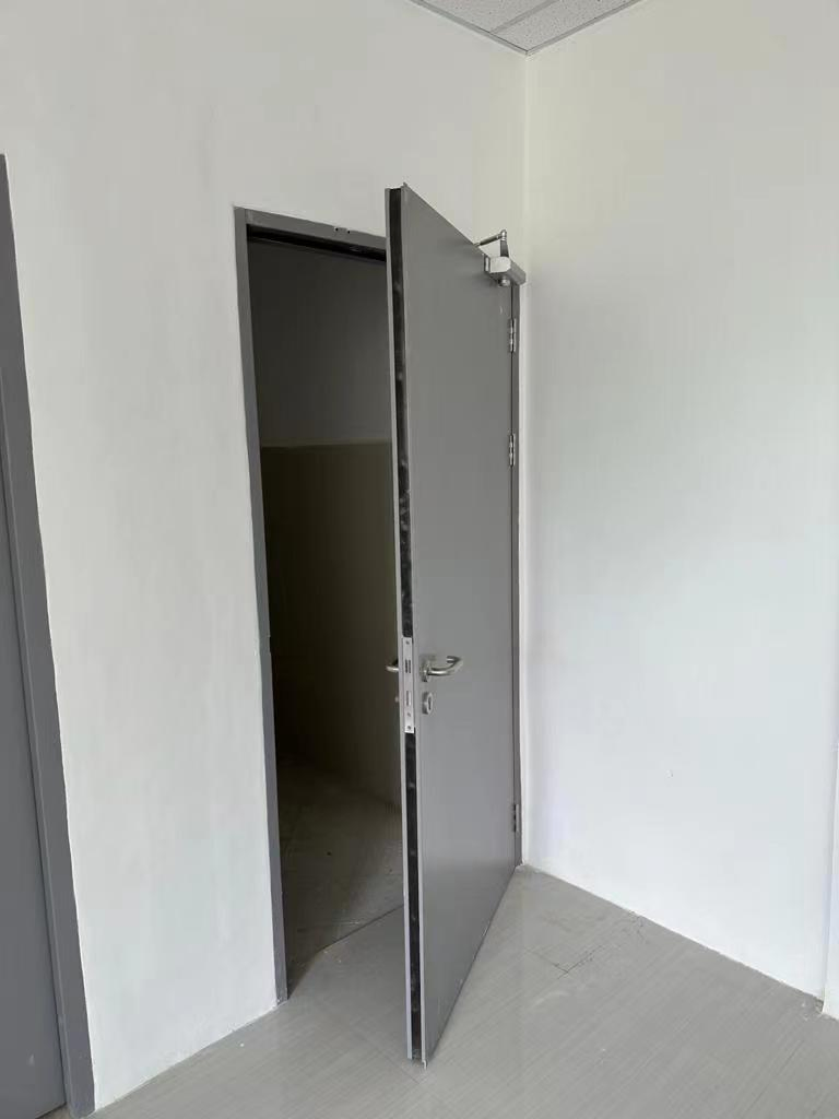 120 Minutes Emergency Exit Fire Rated Steel Door with Push Bar