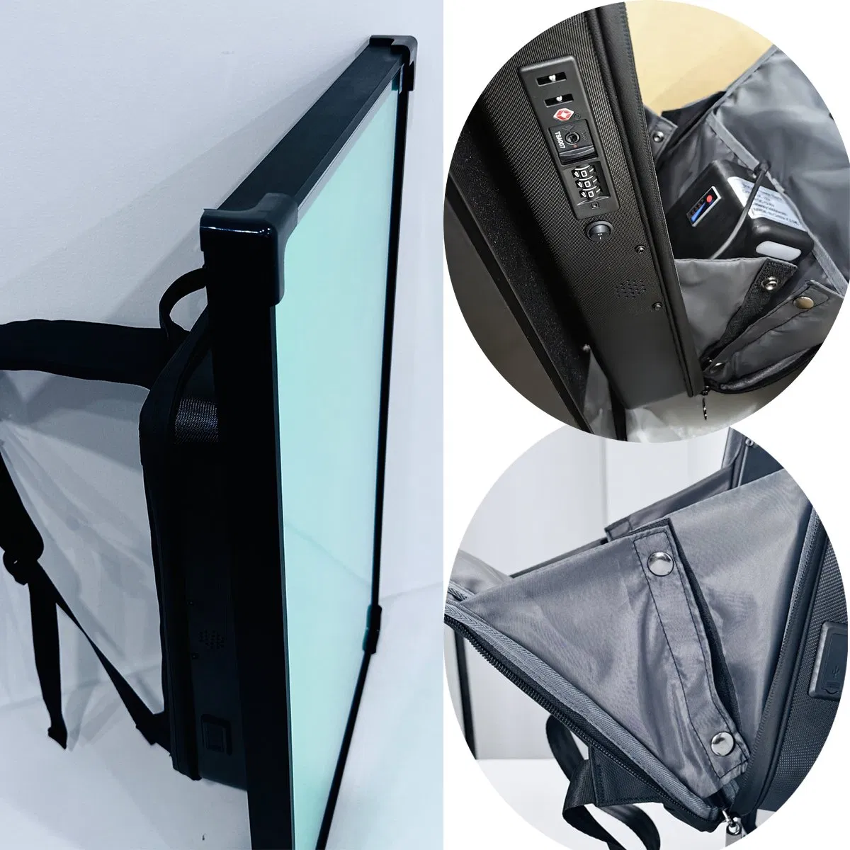 21.5 32 Inch Android Portable Digital Signage Billboard with 1000nit High Brightness Touch Screen for Mobile Advertising