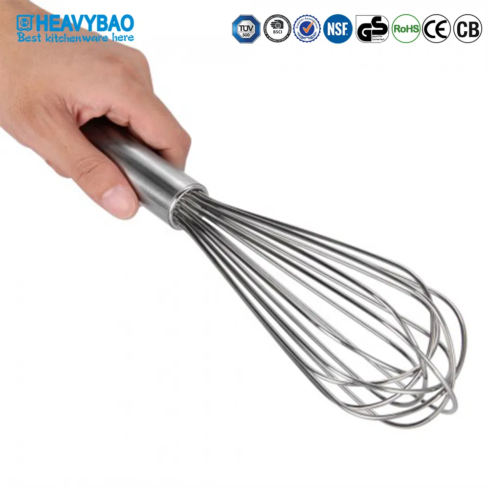 Heavybao Kitchen Tool Stainless Steel Manual Whipping Cream Mixer Egg Beater
