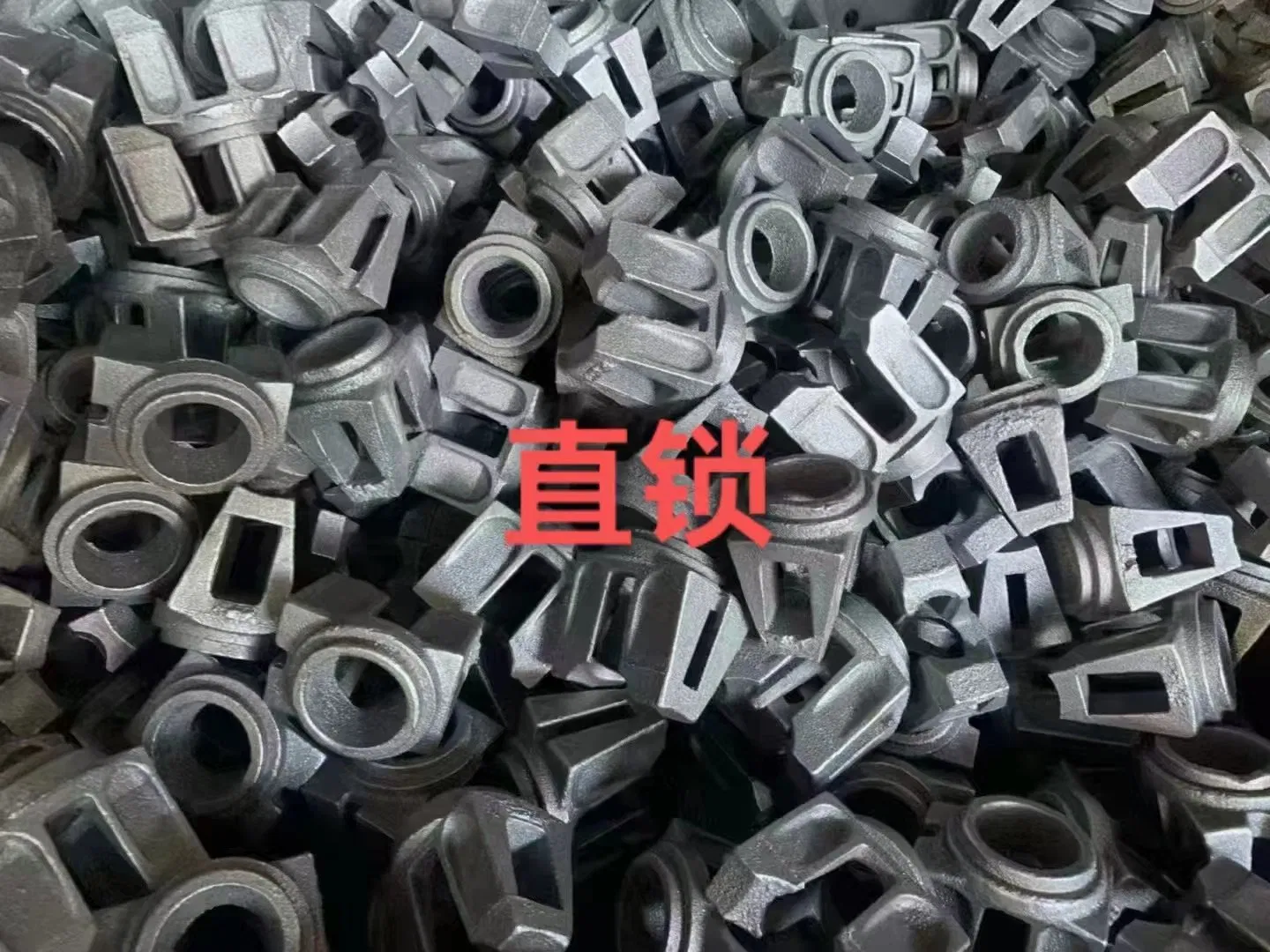 Ring Lock Scaffolding Accessories Rosette and Heat Treatment Ledger End