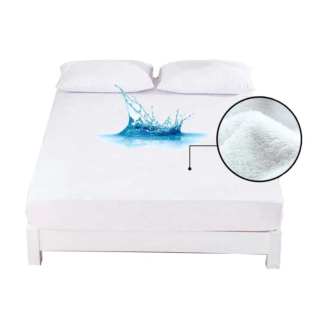 OEM Custom Factory Soft Cozy Waterproof Mattress Cover King Size Anti Mite Mattress Cover Queen Size Washable Protector
