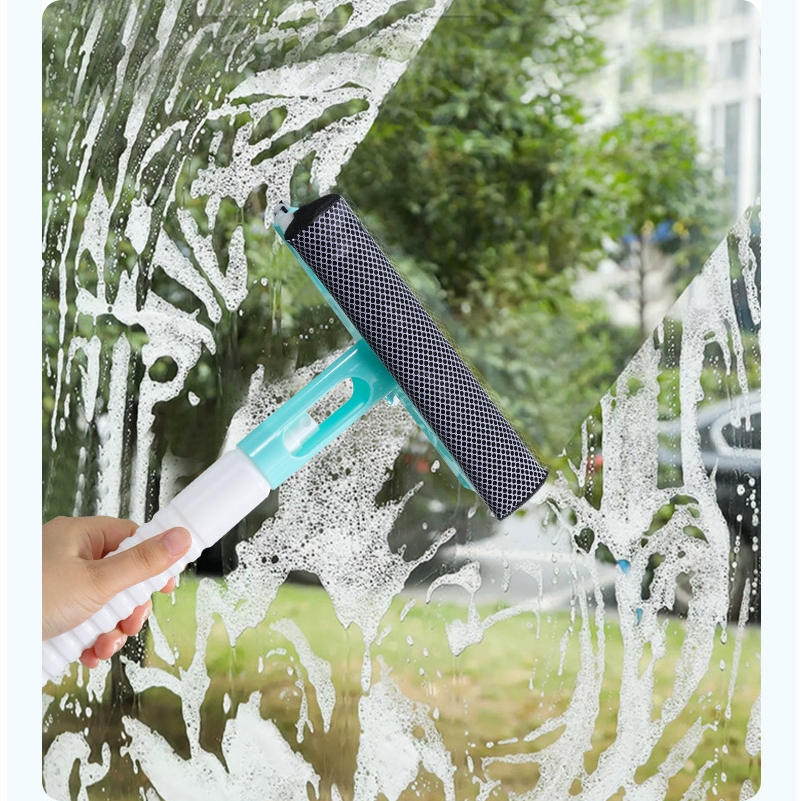 Soft Scraper Window Cleaner Professional Window Squeegee Glass Sponge Spray Bottle Cleaning Squeegee
