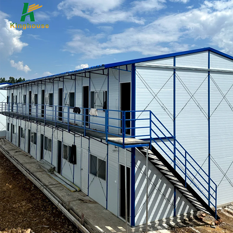 Modular Worker Dormitory Temporary Mobile Prefab House Sandwich Panel Prefabricated Portable K Type Houses