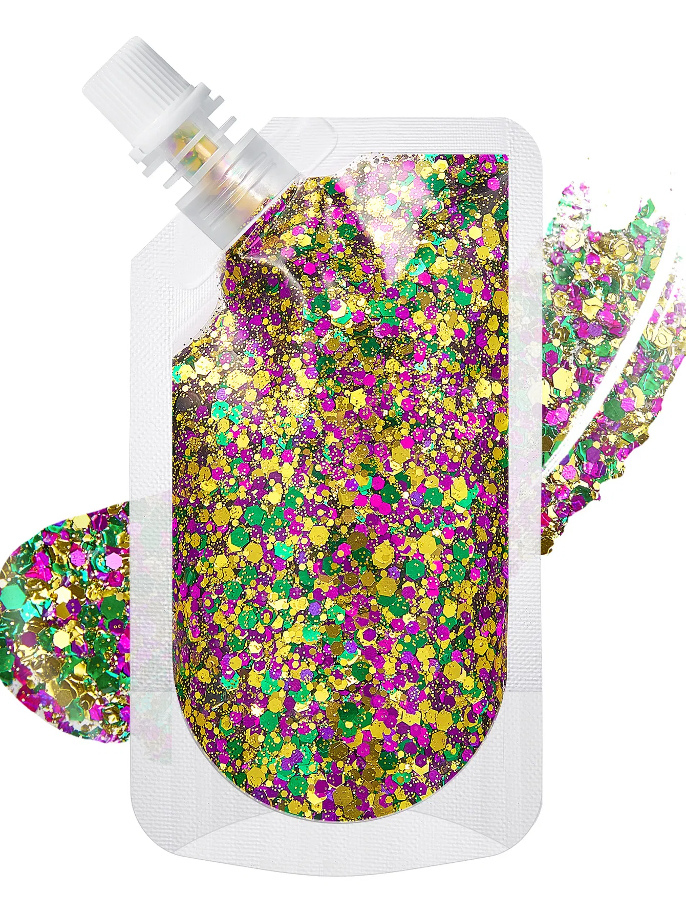 50g Non Toxic Beauty Art Eyes Lips Nails Hairs Glitter Gel Face Body Kids Glitter Gel